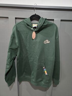 NWT Pretty In Pride "Be You" Forest Green Hoodie XL